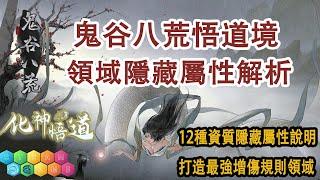 【鬼谷八荒3.27化神·悟道最新更新丨悟道境規則領域屬性隱藏詞條及規則領域道力值解析丨12種屬性對規則領域影響說明丨護肝必看丨STEAM熱門遊戲】