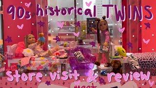 NEW American Girl 90s Historical Twins Release in NYC & Unboxing  Kelli Maple