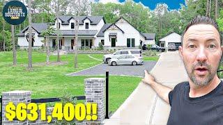 Inside $600000 Private HOUSTON TEXAS Mansions on Acreage