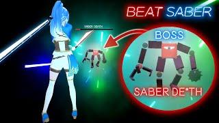 Beat Saber 🟥🟦  Boss Battle  Paradigm Full Body Tracking