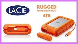 LaCie Rugged thunderbolt RAID 4TB Review I best hard drive setup and unboxing