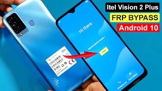 Itel Vision 2 Plus Frp Bypass  Itel Vision 2 Plus Google Account Bypass  Android 10 Without PC 