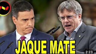 PUIGDEMONT JAQUE MATE A PEDRO SÁNCHEZ 