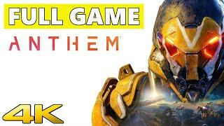 Anthem Full Walkthrough Gameplay - No Commentary 4K PC Longplay