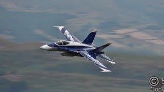 STUNNING CANADIAN CF-18 HORNET  in the Mach-Loop 