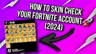 How to skin check your Fortnite Account Aqua Skin Checker