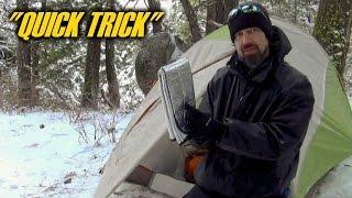 How To Stay Warm With A Car Sunshade - Quick Trick