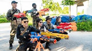 LTT Game Nerf War  Warriors SEAL X Nerf Guns Fight The Fleet Uses Super Powerful Weapons Mr Close