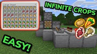 EASIEST 1.21 AUTOMATIC CROP FARM TUTORIAL in Minecraft Bedrock MCPEXboxPS4Nintendo SwitchPC