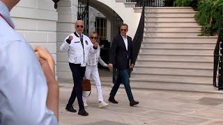 Biden departs White House wearing USA Olympic team jacket  VOA News