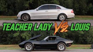 Teacher Lady AMG vs. Louis Corvette @ Da Pad