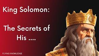 King Solomon The Golden Age of Israelite History...