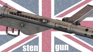 How a Sten Gun Works  WW2 SMG  Operation and Field  Strip