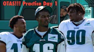 Philadelphia Eagles OTA Day 1 Practice surprises Quez at Kick return? Nakobe Nakobe Green Dot