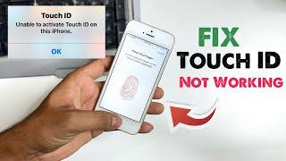 iPhone Touch id Not working  How To Fix Unable To Activate Touch id On This iphone  Fix Touch ID 