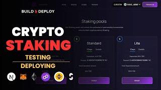 Create a Token Staking DApp & Earn Rewards with ICO using Next.js   Smart Contract Audit & Deploy