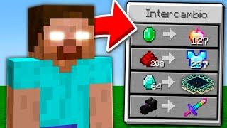 Paso Minecraft pero Herobrine me Intercambia Items OP