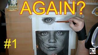 REALISTIC Portrait Drawing Tutorial #01  Narrated by RixCanDoIt