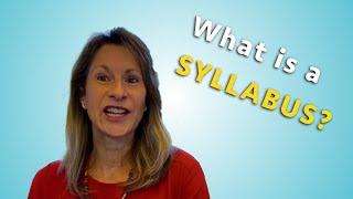 What is a College Syllabus?