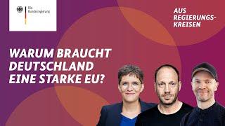 Was haben Staatsministerin Lührmann und Schauspieler von Bülow gemeinsam? Europa