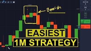 Easiest 1M Binary Options Strategy  The 3-Candle Entry-Exit Pattern 2024