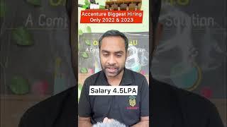 Accenture Biggest Hiring. Batch 2022 & 2023 @OnlineStudy4u