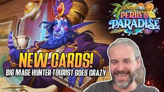 Hearthstone NEW CARDS Big Mage Hunter Tourist Goes Crazy