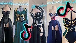 Tiktok Sewing Compilation  Marvel Inspired Dresses