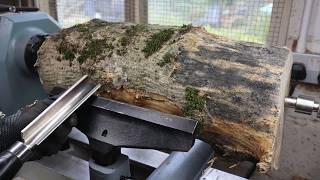 Woodturning - The Log That Bleeds Red