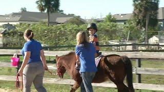 Equine therapy helps children with special needs