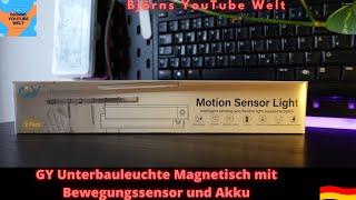GY Motion Sensor Light - LED Unterbauleuchte mit Akku und USB-C - Produkttest Deutsch