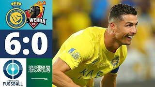 Dreierpacker Ronaldo glänzt bei Al-Nassr-Gala  Al-Nassr - Al Wehda