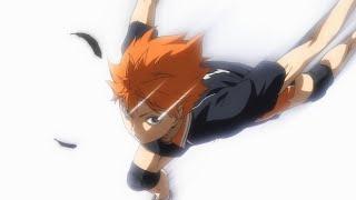 Every Time Hinata Shoyo Shocked The Other Teams With His SpikingJumping Abilities Haikyuu°