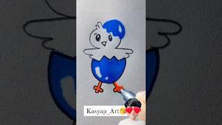 How to Draw a simple Drawing for children ।। very easy and simple।। Cartoon drawing of colours
