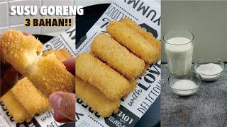 Resep SUSU GORENG LUMER 3 BAHAN  CEMILAN BOCIL