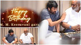 Mega Star Chiranjeevi and MM Keeravani   Vishwambhara Music Sittings  TFPC