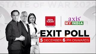 Indias Biggest & Most Accurate Exit Poll Is Back Watch India Today-Axis My India Exit Poll