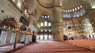 Blue Mosque Interior in Istanbul