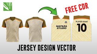 Jersey Design Coreldraw X7  Free CDR