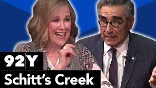 “Schitt’s Creek” Eugene Levy Catherine O’Hara Annie Murphy and Daniel Levy with Ophira Eisenberg