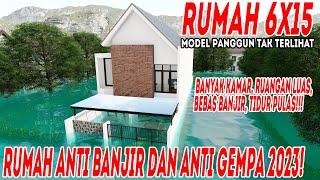 Desain rumah anti banjir dan anti gempa 2023