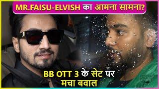 Mr.Faisu Meets Elvish Yadav Outside Bigg Boss OTT 3 Set? Exclusive Visuals