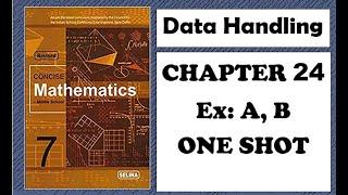 ICSE Class 7  Data Handling  Chapter 24  Selina  Concise Mathematics 