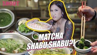 Singapore’s first and only matcha shabu shabu with a matcha broth and dipping sauce?