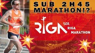 RIGA MARATHON 2022  SUB 2H45 Marathon?  RACE DAY VLOG