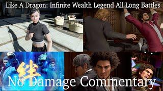 Like A Dragon Infinite Wealth Legend No Damage All Long Battles Commentary