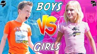 BOYS vs GIRLS Twin Birthday Bash Challenge