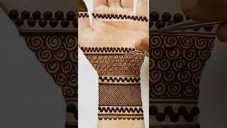 Easy Simple Full hand Indian Mehndi Design#easymehndi #simplemehndi #youtubeshorts #shorts #trending