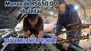 Monza de R$65000 do Leilão Mecânica deu muito trabalho Quase deu ruim Final do projeto Parte 1