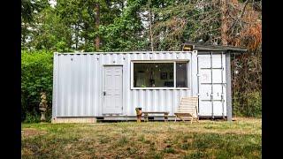 20 Ft Shipping Container Home – British Columbia Shipping Container Home Built for Under $15k